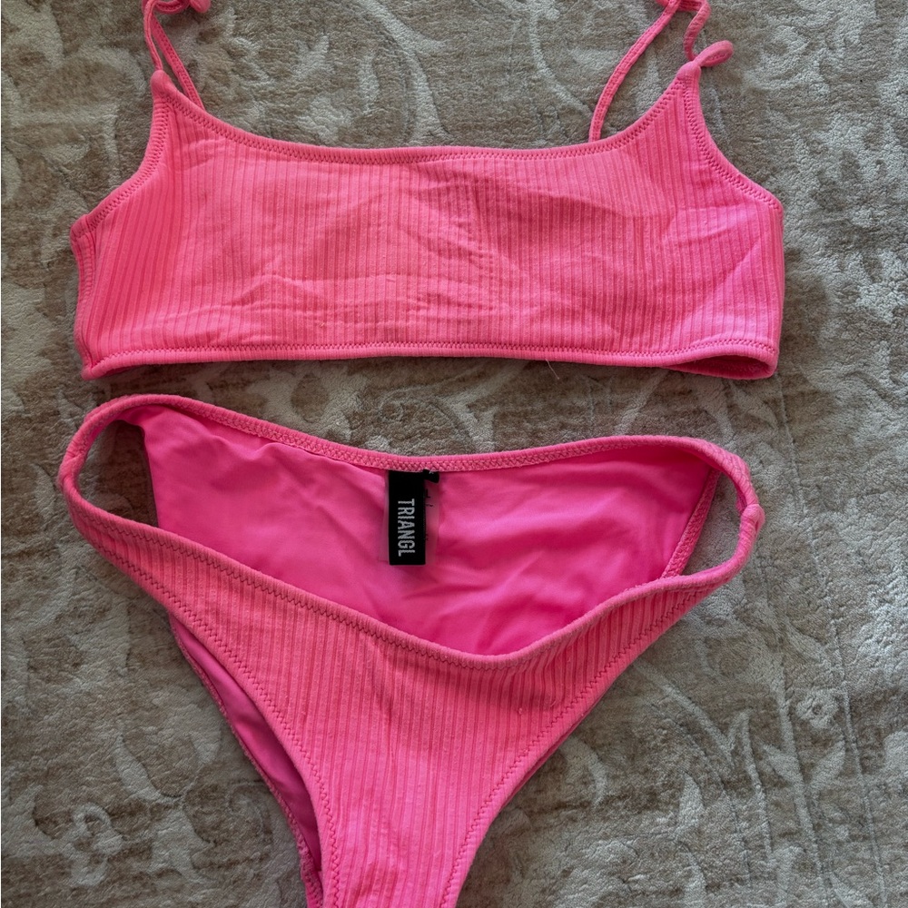 Triangl Swimwear Pink Bikini Set